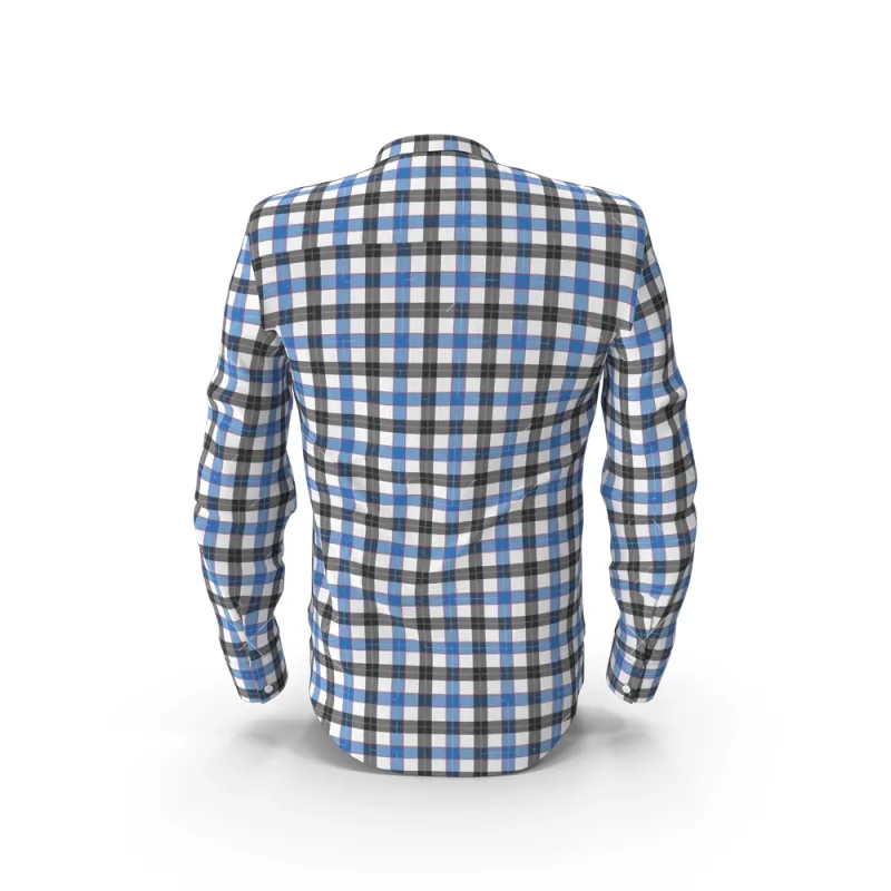 Blue & Black Check Shirt
