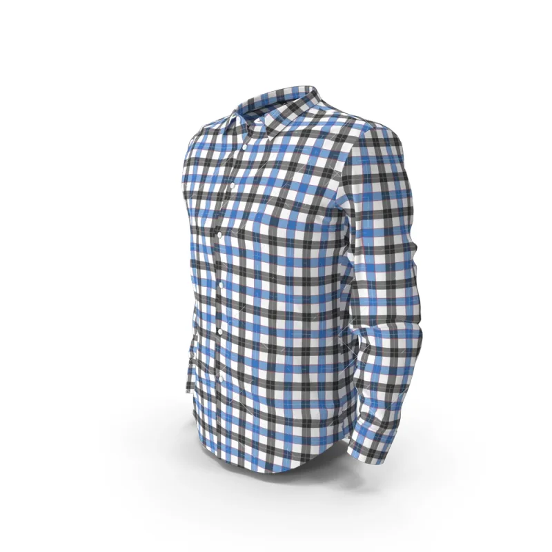 Blue & Black Check Shirt